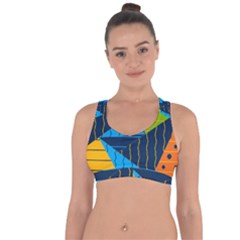 Background Wallpaper Colors Color Cross String Back Sports Bra by Wegoenart