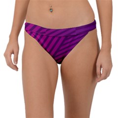 Pattern Lines Stripes Texture Band Bikini Bottom