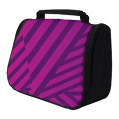 Pattern Lines Stripes Texture Full Print Travel Pouch (small)