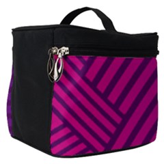 Pattern Lines Stripes Texture Make Up Travel Bag (small)