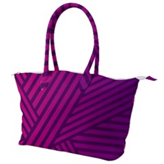 Pattern Lines Stripes Texture Canvas Shoulder Bag