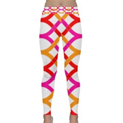 Art Background Abstract Classic Yoga Leggings by Wegoenart