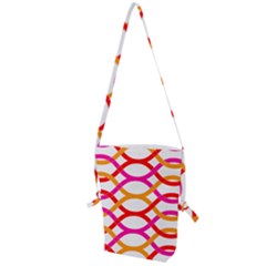 Art Background Abstract Folding Shoulder Bag