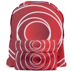 Background Circles Red Giant Full Print Backpack by Wegoenart