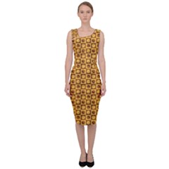 Pattern Background Texture Design Sleeveless Pencil Dress