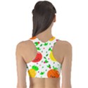 Pattern Fruit Fruits Orange Green Sports Bra View2