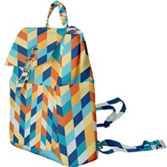 Geometric Retro Wallpaper Buckle Everyday Backpack