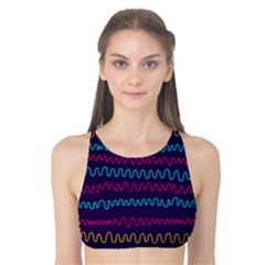 Background Waves Abstract Background Tank Bikini Top by Wegoenart