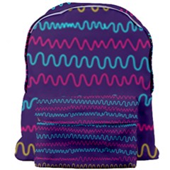 Background Waves Abstract Background Giant Full Print Backpack by Wegoenart