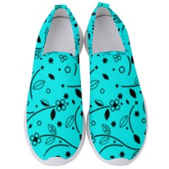 Pattern Flowers Flower Texture Men s Slip On Sneakers