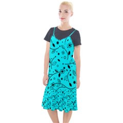 Pattern Flowers Flower Texture Camis Fishtail Dress