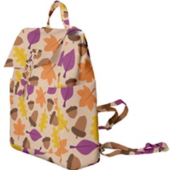 Acorn Autumn Background Boxes Fall Buckle Everyday Backpack