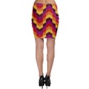 Geometric Pattern Triangle Bodycon Skirt View2