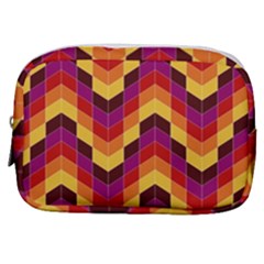 Geometric Pattern Triangle Make Up Pouch (small)