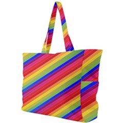 Rainbow Background Colorful Simple Shoulder Bag