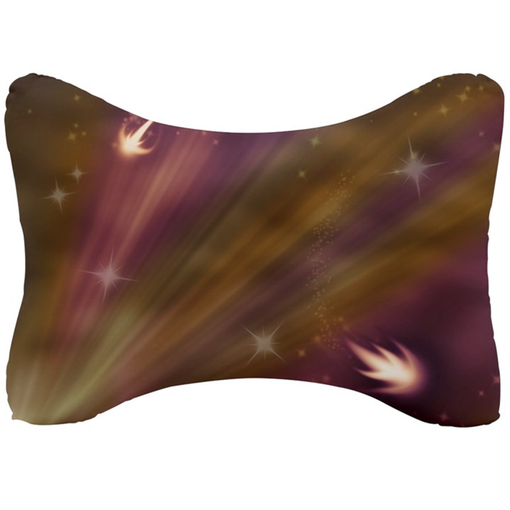 Space Orbs Stars Abstract Sky Seat Head Rest Cushion