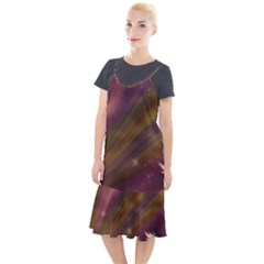 Space Orbs Stars Abstract Sky Camis Fishtail Dress