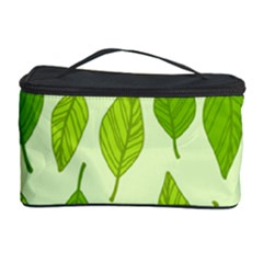 Autumn Background Boxes Green Leaf Cosmetic Storage by Wegoenart