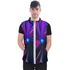 Abstract Background Lightning Men s Puffer Vest by Wegoenart