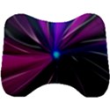 Abstract Background Lightning Head Support Cushion View1