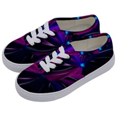 Abstract Background Lightning Kids  Classic Low Top Sneakers by Wegoenart