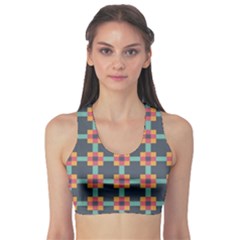 Art Vintage Background Abstract Sports Bra by Wegoenart