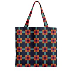 Art Vintage Background Abstract Zipper Grocery Tote Bag by Wegoenart