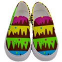 Illustration Abstract Graphic Men s Canvas Slip Ons View1