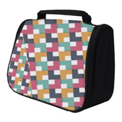 Background Abstract Geometric Full Print Travel Pouch (small)