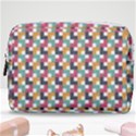 Background Abstract Geometric Make Up Pouch (Medium) View1