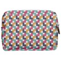 Background Abstract Geometric Make Up Pouch (Medium) View2