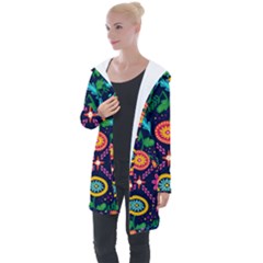 Pattern Nature Design Patterns Longline Hooded Cardigan