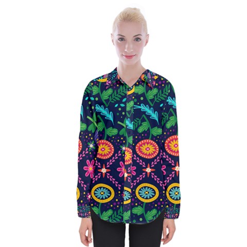 Pattern Nature Design Patterns Womens Long Sleeve Shirt by Wegoenart