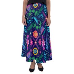 Pattern Nature Design Patterns Flared Maxi Skirt by Wegoenart