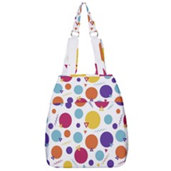 Background Background Polka Dot Center Zip Backpack