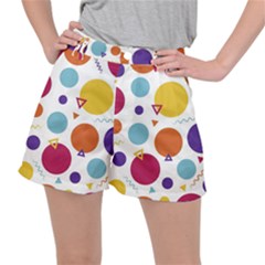 Background Background Polka Dot Stretch Ripstop Shorts