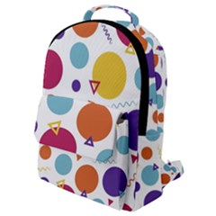 Background Background Polka Dot Flap Pocket Backpack (small)