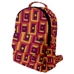 Vintage Abstract Background Flap Pocket Backpack (small)