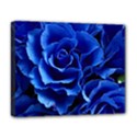 Blue Roses Flowers Plant Romance Deluxe Canvas 20  x 16  (Stretched) View1