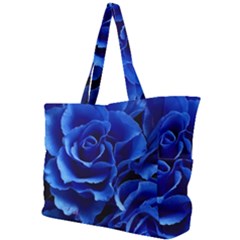 Blue Roses Flowers Plant Romance Simple Shoulder Bag