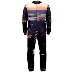 New York Manhattan Evening Dusk Onepiece Jumpsuit (men)  by Wegoenart