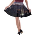 New York Manhattan Evening Dusk A-line Skater Skirt View2