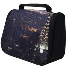 New York Manhattan Evening Dusk Full Print Travel Pouch (big) by Wegoenart