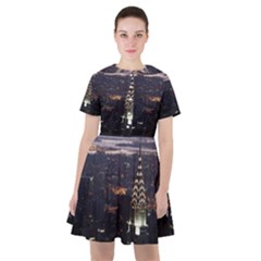 New York Manhattan Evening Dusk Sailor Dress