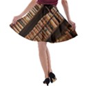 Books Bookshelf Classic Collection A-line Skater Skirt View2