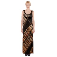 Books Bookshelf Classic Collection Maxi Thigh Split Dress by Wegoenart