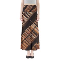 Books Bookshelf Classic Collection Full Length Maxi Skirt by Wegoenart