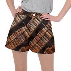 Books Bookshelf Classic Collection Stretch Ripstop Shorts