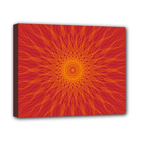 Background Rays Sun Canvas 10  X 8  (stretched) by Wegoenart