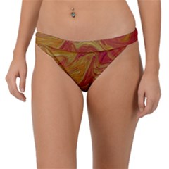 Texture Pattern Abstract Art Band Bikini Bottom